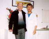 Специалист по традиционной китайской медицине доктор Чжао Пэйюнь с Михаилом Задорновым